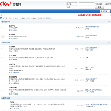 澳客网论坛网站截图预览