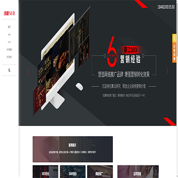 成都SEO服务网站截图预览