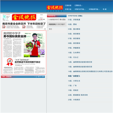 金陵晚报网站截图预览