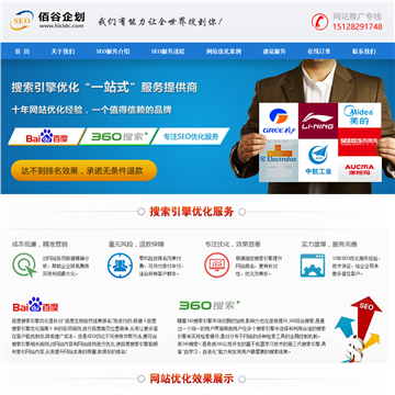 SEO网站截图预览