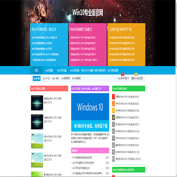 Win10专业版网网站截图预览
